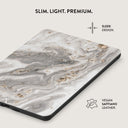 Snowstorm - Grey Marble Kindle Paperwhite (11th Gen) Case 6