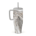 Snowstorm - Grey Marble All Day Leakproof Tumbler 1