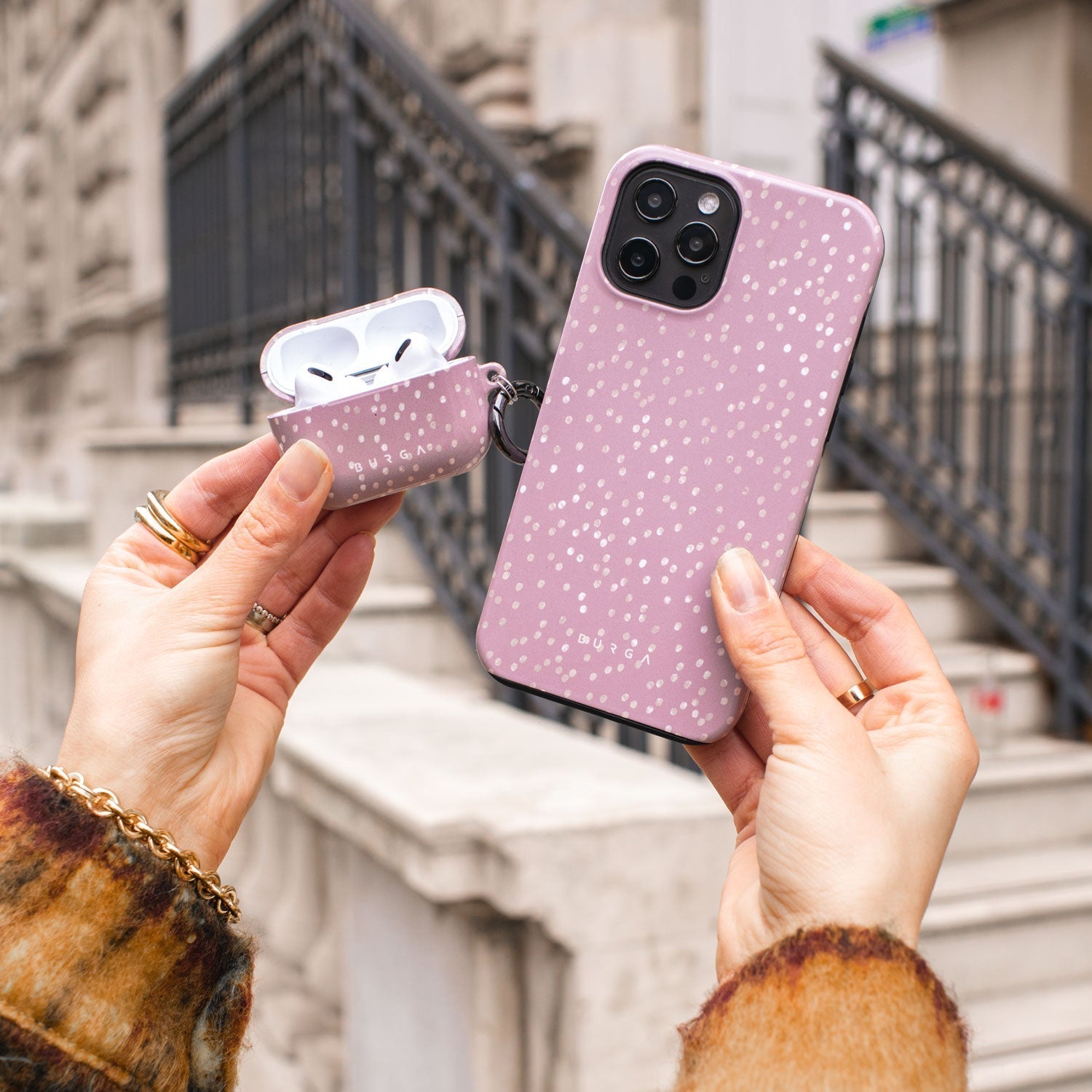 Hot Cocoa - Spotted iPhone 17 Pro Max Case | BURGA