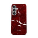 Iconic Red Ruby - Marble Samsung Galaxy S24 FE Case 1