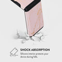 Peachy Gold - Pink Marble Samsung Galaxy Z Flip 3 Case 4