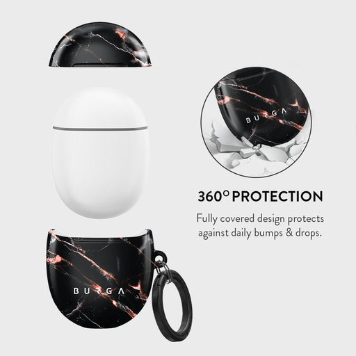 Rose Gold Marble - Google Pixel Buds Pro Case 2