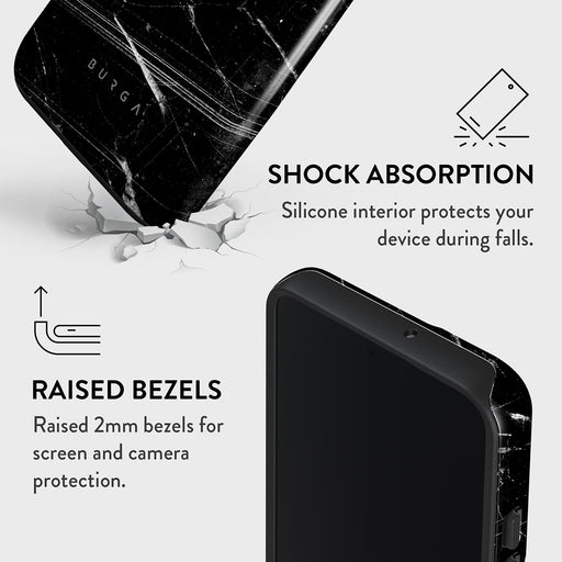 Noir Origin - Black Marble Samsung Galaxy S22 Case 8