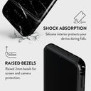 Noir Origin - Black Marble Samsung Galaxy A25 Case 4