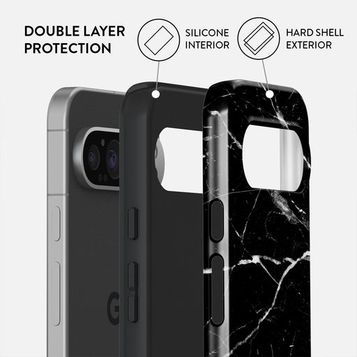 Noir Origin - Black Marble Google Pixel 9 Pro XL Case 2