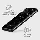 Noir Origin - Black Marble Xiaomi Redmi Note 13 Pro+ 5G Case 3