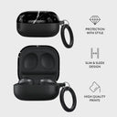 Noir Origin - Black Marble Samsung Galaxy Buds FE Case 4