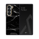 Noir Origin - Black Marble Samsung Galaxy Z Fold 6 Case