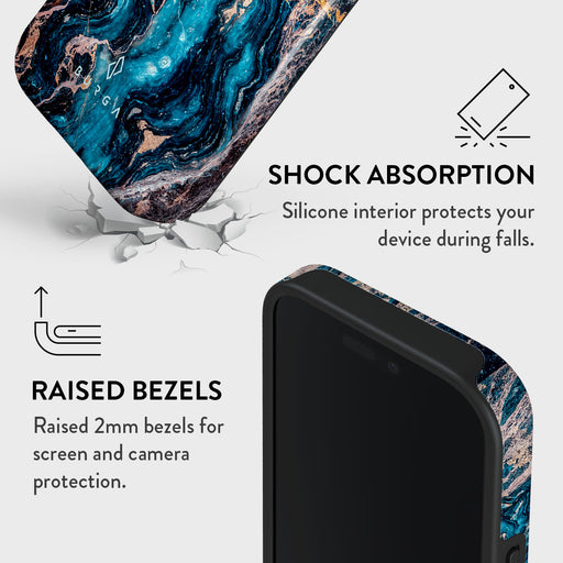 Mystic River - Blue Marble iPhone 16 Pro Case 4