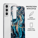 Mystic River - Blue Marble Samsung Galaxy S22 Plus Case 2