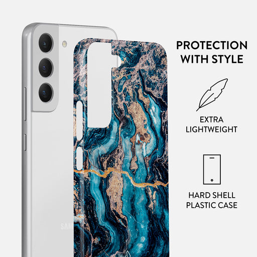 Mystic River - Blue Marble Samsung Galaxy S22 Plus Case 2