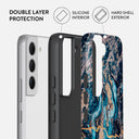 Mystic River - Blue Marble Samsung Galaxy S22 Case 6