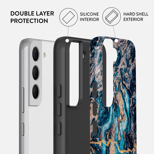 Mystic River - Blue Marble Samsung Galaxy S22 Case 6