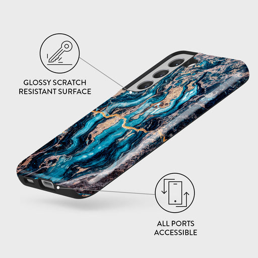Mystic River - Blue Marble Samsung Galaxy S22 Case 7