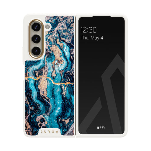Mystic River - Blue Marble Samsung Galaxy Z Fold 5 Case 26