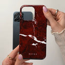 Iconic Red Ruby - Marble Samsung Galaxy S24 FE Case 5