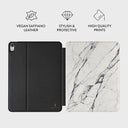 Satin White - Marble iPad Air 11 (7th/6th Gen) Case 3