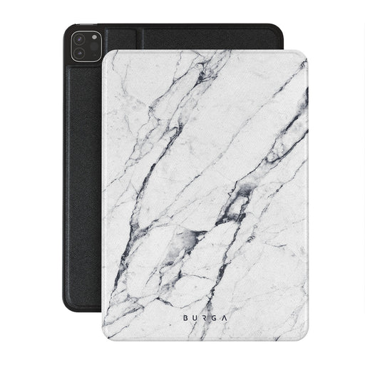 Satin White - Marble iPad Pro 12.9 (4th/3rd Gen) Case 1