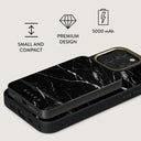 Noir Origin - Black Marble Magnetic Power Bank 2