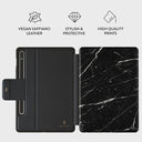 Noir Origin - Black Marble Samsung Galaxy Tab S10+ Case 2