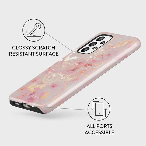 Golden Coral - Pink Samsung Galaxy A23 4G / 5G Case 3