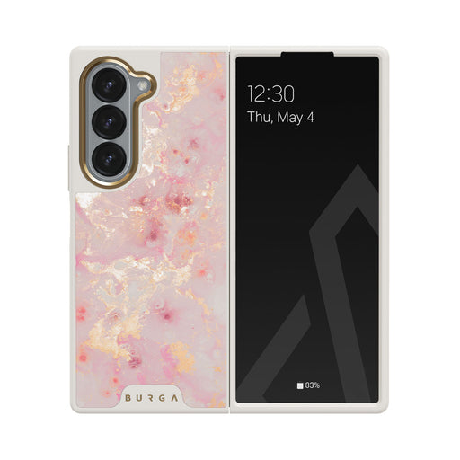 Golden Coral - Pink Samsung Galaxy Z Fold 6 Case