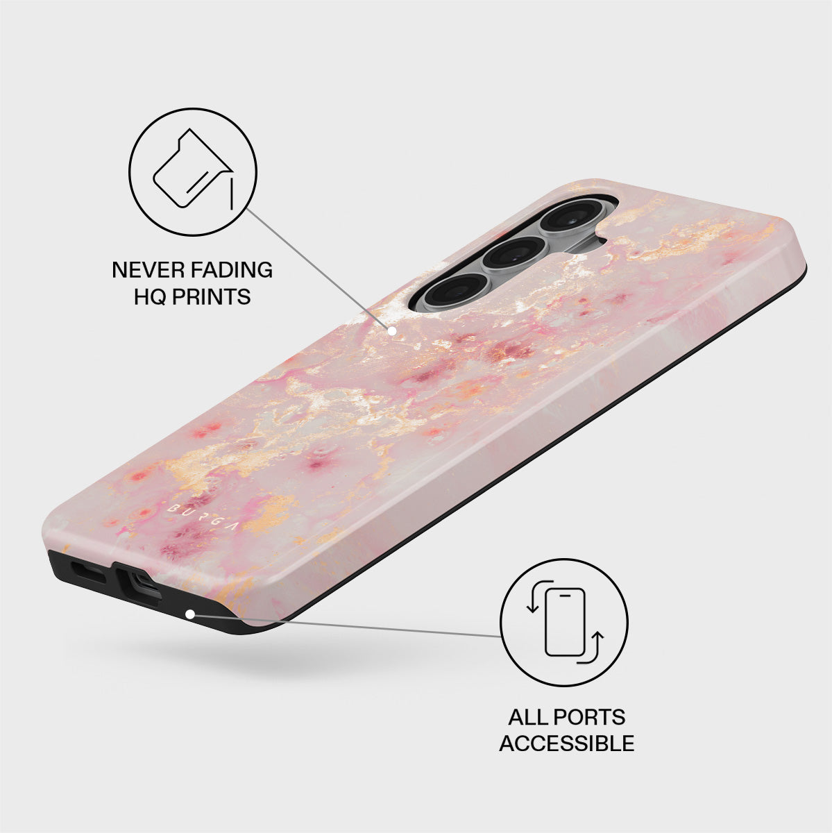 Samsung Galaxy S26 Plus Case, Golden Coral | BURGA