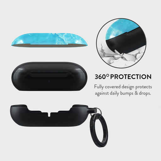 Ocean Waves - Blue Samsung Galaxy Buds Plus Case 2
