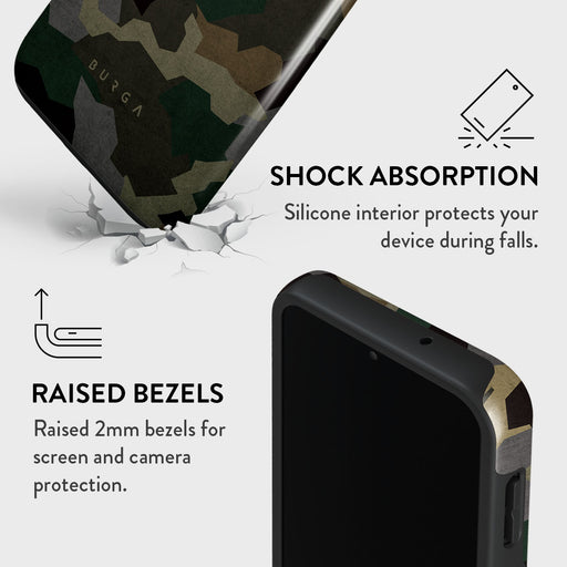 Tropical Green Camo - Samsung Galaxy A25 Case 4