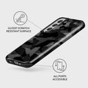 Night Black Camouflage - Samsung Galaxy S22 Plus Case 7