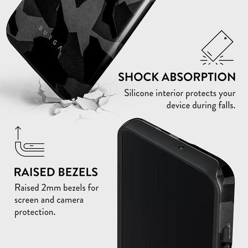 Night Black Camouflage - Samsung Galaxy S22 Plus Case 8