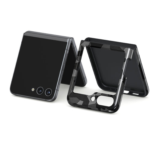 Night Black Camouflage - Samsung Galaxy Z Flip 5 Case 11