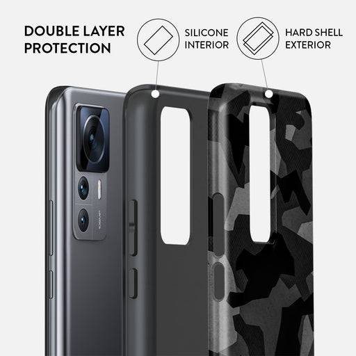 Night Black Camouflage - Xiaomi 12T Pro Case 2