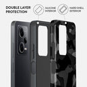 Night Black Camouflage - Xiaomi Redmi Note 12 Pro+ 5G Case 2