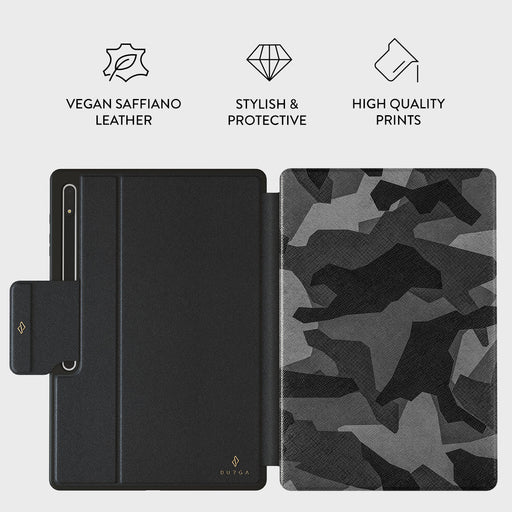 Night Black Camouflage - Samsung Galaxy Tab S8 Ultra Case 2