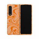 High Vibrations - Color Swirl Samsung Galaxy Z Fold 4 Case 1