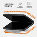 High Vibrations - Color Swirl Samsung Galaxy Z Fold 4 Case 2