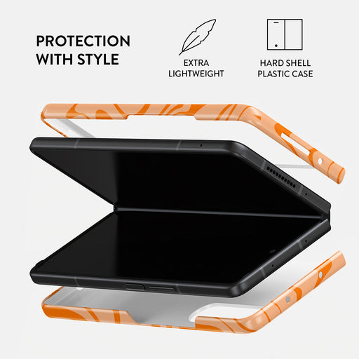 High Vibrations - Color Swirl Samsung Galaxy Z Fold 4 Case 2