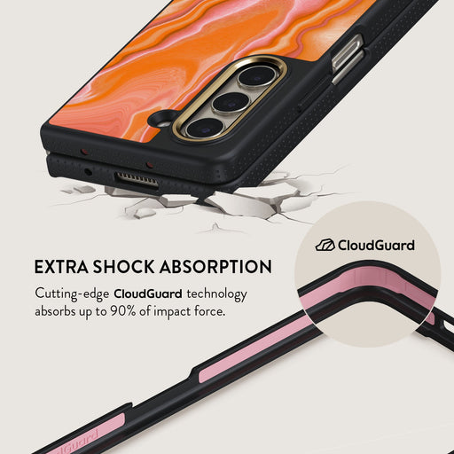 Retro Glow - Samsung Galaxy Z Fold 5 Case 3