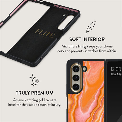 Retro Glow - Samsung Galaxy Z Fold 5 Case 6