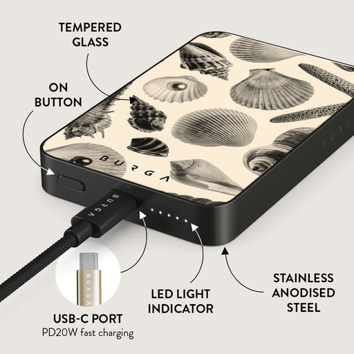 Shell Mosaic - Magnetic Power Bank 15