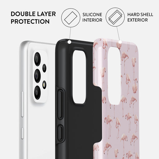 Nostalgic Pink - Flamingos Samsung Galaxy A23 4G / 5G Case 2