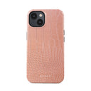 Pink Croco - iPhone 15 Case