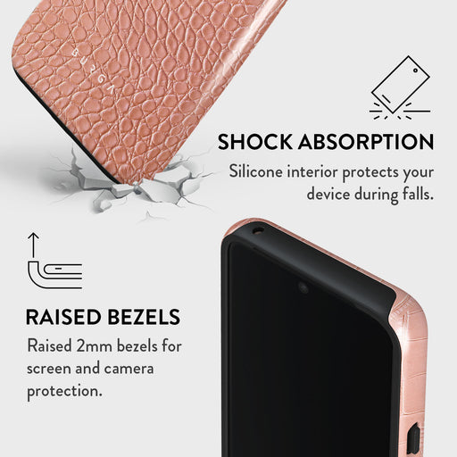 Pink Croco - Google Pixel 8 Case 4