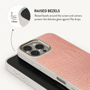 Pink Croco - iPhone 16 Pro Max Case 32