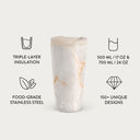 Vanilla Sand - Marble Travel Mug 7