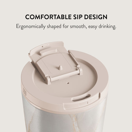 Vanilla Sand - Marble Travel Mug 15