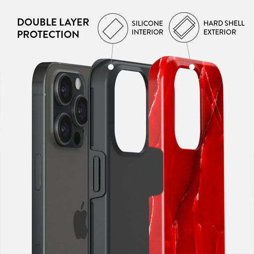 Wild Blaze - Red iPhone 15 Pro Case 6