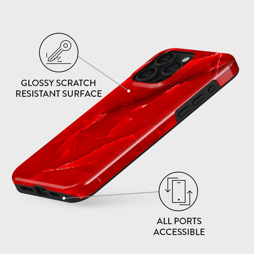 Wild Blaze - Red iPhone 15 Pro Case 7