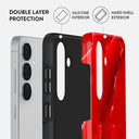 Wild Blaze - Red Samsung Galaxy S25 Case 2